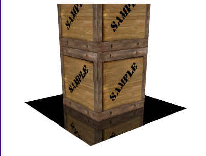 A crate in gl